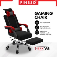 FINSSO: T-Rex Gaming Chair Office Chair Kerusi Gaming with RECLINING & Adjustable / Gaming chair