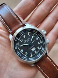 已停產 Glashutte Original 罕見德國軍錶 B-Uhr Flieger Pilot Watch