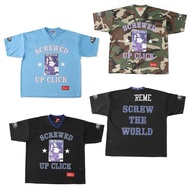 Sup x DJ Joint Football Jersey American V-Neck Jersey Contrast Color Printed Mesh Football Jersey wt