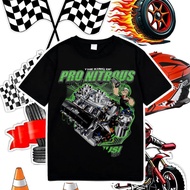 T-Shirt Printed With Car Pattern Pop Eye JDM Rotary Engine Powerful