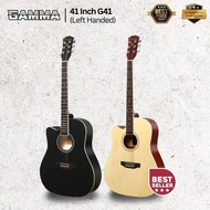 Gamma G41 , 41 inch Left Handed Dreadnought with Cutaway Acoustic Guitar ( Lefty / Kidal / G41LH / G41-LH )