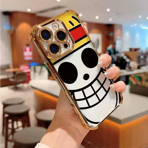 O-One Piece Luffy Logo For Xiaomi POCO X8 X7 X6 X5 F8 F7 Mi 17 15 14T 13 Redmi 15 14C 13C Funda Sili