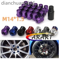 ( M14x1.5 ) RAYS Tesla Type R Mustang Steel Wheel Lug Nut Racing Nut Rim Kereta Nat Besi Wheel Nut S