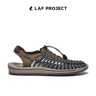 LAF Project - Sandal Gunung Pria Wanita Sendal Travelling Outdoor Hitam Tali Kekinian LAF Project