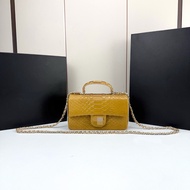 [Zivy Boutique] High-Quality Snakeskin Pattern Handbag Chain Shoulder Messenger Bag Dinner Party Dat