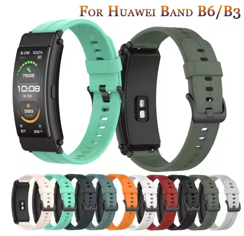 New 16mm Silicone Strap for HUAWEI TalkBand B6 B3 Talk Band B6 Smart Watch Watchband Bracelet Sport 