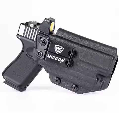 IWB Kydex Holster for Glock 17 22 31 with Olight PL MINI 2 Valkyrie 600 Lumens Flashlight Inside Wai
