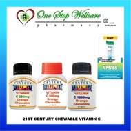 21ST CENTURY VITAMIN C BOLEH DIKUNYAH / 21ST CENTURY CHEWABLE VITAMIN C 250MG / 500MG / 1000MG