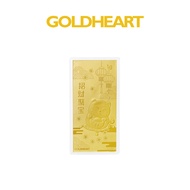 Goldheart 999 Gold 1G Wealth & Prosperity Bar
