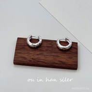 Korean Female Niche High-End Light Luxury ins Style Design All-Match Ouni Sterling Silver Earrings D