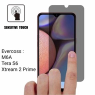 TEMPERED GLASS EVERCOSS M6A TERA S6 XTREAM 2 ANTI-SCRATCH GLASS SPY PRIVACY 9H MAGIC SCREEN GUARD PR