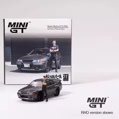 MINIGT TSM 1:64 869 Skyline R32 Diecast Model Car