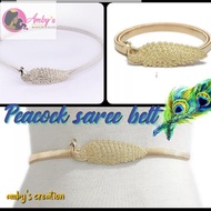 Peacock saree belt/hip chain/ waist belt/ modern wear belt