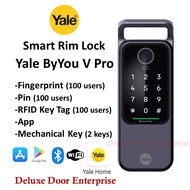 Yale ByYou V Pro Smart Rim Lock Yale Smart Door Lock Smart Lock Digital Door Lock Digital Lock Yale 