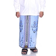 Sarung BHS Gold Masterpiece motif Songket Gunung Ekslusif Biru Muda