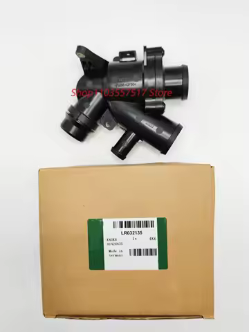 LR032135 LR035124 AJ812976 Coolant Thermostat Housing, For Land Rover Discovery 4 For Range Rover RR