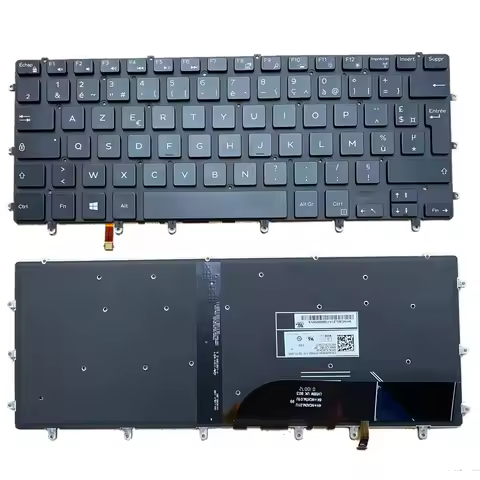 NEW French US For Dell XPS 15 9550 9560 9570 7590 Precision 5510 Backlit Laptop Keyboard