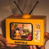 Compatible with Lego Garfield retro TV genuine building Compatible with Lego Garfield retro TV genui