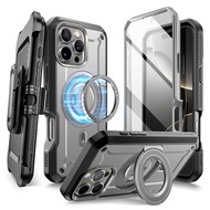 SUPCASE สำหรับ iPhone 16 Pro Max กรณีพร้อมขาตั้ง UBPro Mag รองรับ MagSafe คลิปหนีบเข็มขัดในตัวป้องกั