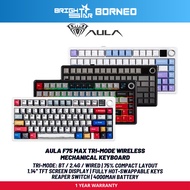 AULA F75 MAX Tri-mode Wireless Mechanical Keyboard
