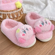 Cartoon Cartoon Kirby Slippers Female Student Dormitory Plush Cotton Slippers Home Female Slippers A