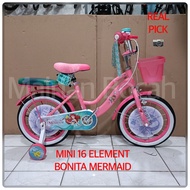 Girls' Bicycle Basket COYOTE SUNSHINE BONITA THE LITTLE MERMAID Size 16 inch