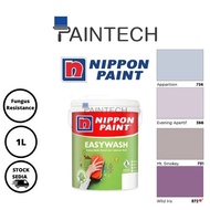 Nippon Easy Wash Paint Purple Color (Interior) Cat Dinding - 1L