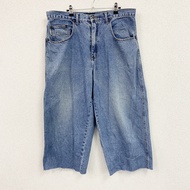 Levi's 501 半牛仔短褲/短褲，拉鍊門襟，靛藍色，尺寸 W38（古著）