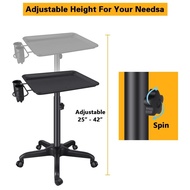 Salon Aluminum Adjustable Trolley Salon Trolley Hairdressing Tray Height Tool Beauty Salon Trolley C