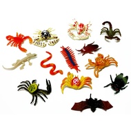 16 Styles Hand-Painted Small Insect Animal Simulation Crab/Snake/Lizard/Cicada/Centipede/Cockroach/B