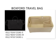 BOXFORD TRAVEL BAG Accessories Insert Felt Organiser Organizer Tote Liner Inner Bag-ND830