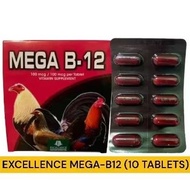 EXCELLENCE MEGA-B12 FOR GAMEFOWL (10 TABLETS)