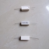 3.9 ohm R 3R9J 3R9 Lime Resistor 5w 5watt 3.9ohm 3.9R 5 w watt