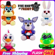 Original FNaF Five Nights at Freddy's Freddy Bear Toy Plush Doll Stuffed Toys for Girls Boys Kids Bi