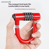 yosunrui5j] Weatherproof 4 Digit Combination Padlo Zinc Alloy Anti-Pry Password Lo for Door Bike Mot