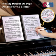 Music Score Holder Non-Reflective A4 Size Sheet Document File Organizer Folder
