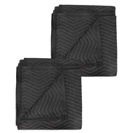 (CEUO) 2Pcs Moving Blankets 40x72Inches Heavy Duty Packing Blankets for Moving Shipping Furniture Wr