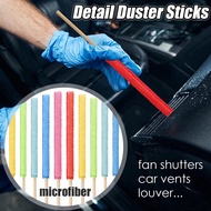 Multipurpose Detachable Crevice Cleaning Tool / Car Air Outlet Blinds Outlet Cleaning Brush / Long Handle Microfiber Detail Duster Brush / Reusable Deep Cleaning Duster Stick