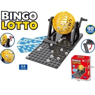 90-Digit Bingo Spinner – Fun Family Game Set – With Number Board & 12 Full Game Cards