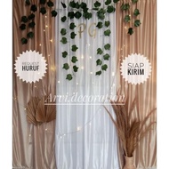 BACKDROP LAMARAN PAKET DEKORASI LAMARAN / TUNANGAN / AKAD