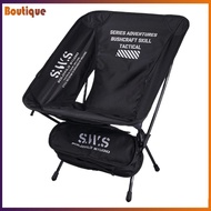 Ultralight Folding Chair Oxford Cloth Travel Moon Chair Portable Camping Longue Seat for Outdoor Cam