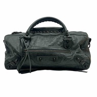 BALENCIAGA綠色機車兩用包