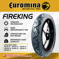 100/90-14 8PR Tubeless Scooter Tire Euromina Fireking For ADV150 Click 150i Air Blade Aerox