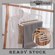 NEW -Retractable Folding Hanger Balcony Windproof Drying Rack Non-slip Towel Towel Drying Rack Stron