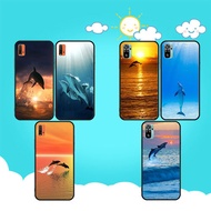 soft black Huawei P10 P10 Lite P20 P20 Lite P20 Pro P30 P30 Lite P30 Pro dolphin phone case