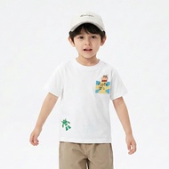 CACO-Xiaoxin Toy Box Pocket Short T ‧ Parent-Child Style-Child [L3SC017]