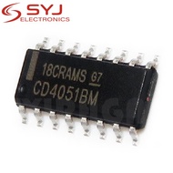 10pcs/lot CD4051BM CD4051 4051 SOP16 Eight Selective Switch New Original  In Stock