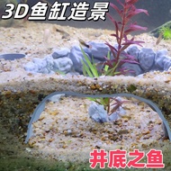 Taoli Shop🌸Fish Tank Landscaping Landscaping Ornamental Cave Fish Shrimp Hiding House Shrimp Cave Cr