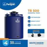penguin tangki | toren | tandon air tb 500 5000 liter  - biru