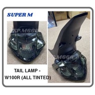 HONDA WAVE 100R WAVE100R WAVE 100 R W100R W100 R TAIL LAMP WITH MUDGUARD LAMPU BELAKANG DGN MUDGUARD